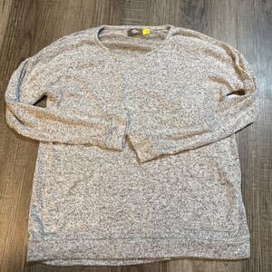 Rumi + Ryder Girls Long Sleeve Gray Front Pockets  Large 12-14 Layering Pullover